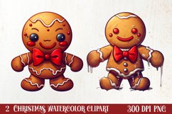 Christmas Gingerbread Man Sublimation, Christmas Clipart Product Image 1