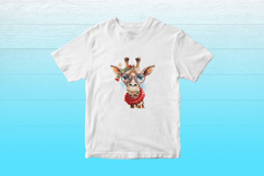 Teacher Christmas Giraffes Clipart |10 Funny Holiday PNGs Product Image 6