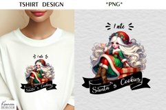 Cartoon Christmas Girl|Funny Christmas Quotes T Shirt Product Image 1