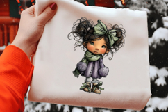 Christmas Girl Clipart Sublimation Product Image 2
