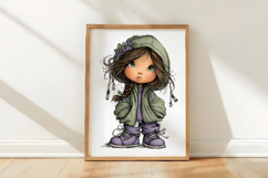 Christmas Girl Clipart Sublimation Product Image 3