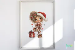 Christmas Girl Clipart Product Image 2