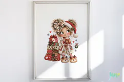 Christmas Girl Clipart Product Image 2