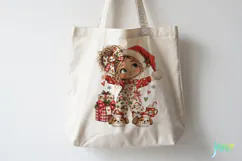 Christmas Girl Clipart Product Image 3