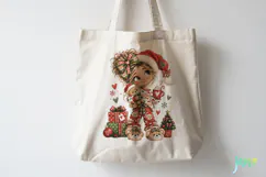 Christmas Girl Clipart Product Image 3