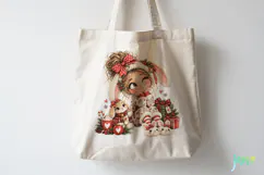 Christmas Girl Clipart Product Image 3