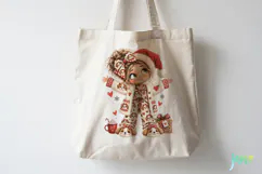 Christmas Girl Clipart Product Image 3