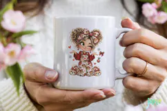 Christmas Girl Clipart Product Image 4