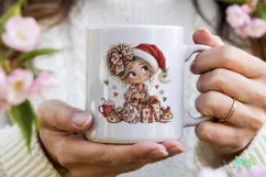 Christmas Girl Clipart Product Image 4