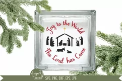 Round Nativity Sign SVG - Christmas Front Door Product Image 6