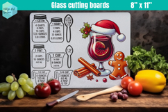 Christmas Glass Cutting Boards Kitchen Product Image 1