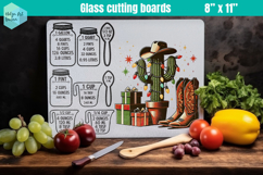 Christmas Kitchen conversion chart, Glass Cutting Boards Product Image 1