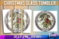 Christmas Glass Tumblers Wrap 20 oz. | Christmas PNG File Product Image 4