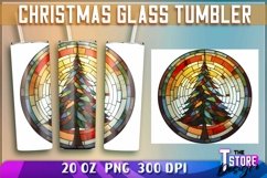 Christmas Glass Tumblers Wrap 20 oz. | Christmas PNG File Product Image 5