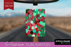 Glitter Christmas Air Freshener PNG - Faux Seqiun PNG Product Image 1