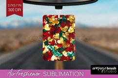 Glitter Christmas Air Freshener PNG - Faux Seqiun PNG Product Image 1