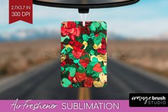 Glitter Christmas Air Freshener PNG - Faux Seqiun PNG Product Image 1