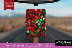 Glitter Christmas Air Freshener PNG - Faux Seqiun PNG Product Image 1