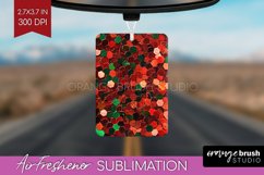 Glitter Christmas Air Freshener PNG - Faux Seqiun PNG Product Image 1
