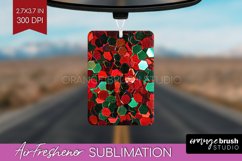 Glitter Christmas Air Freshener PNG - Faux Seqiun PNG Product Image 1