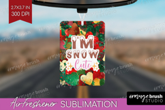 Funny Christmas Quote Air Freshener PNG - Xmas Glitter PNG Product Image 1