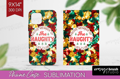 Funny Christmas Quote Phone Case PNG - Xmas Glitter Case PNG Product Image 1
