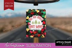 Funny Christmas Quote Air Freshener PNG - Xmas Glitter PNG Product Image 1