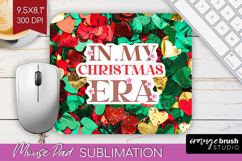 Funny Christmas Quote Mouse Pad Sublimation - Xmas Glitter Product Image 1