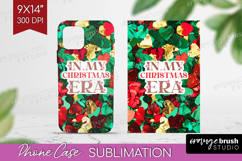 Funny Christmas Quote Phone Case PNG - Xmas Glitter Case PNG Product Image 1