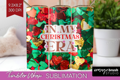 Funny Christmas Quote Tumbler Wrap - Xmas Glitter Tumbler Product Image 1