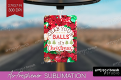 Funny Christmas Quote Air Freshener PNG - Xmas Glitter PNG Product Image 1