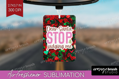 Funny Christmas Quote Air Freshener PNG - Xmas Glitter PNG Product Image 1