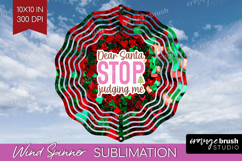 Funny Christmas Quote Wind Spinner Sublimation PNG - Xmas Product Image 1