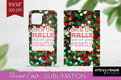 Funny Christmas Quote Phone Case PNG - Xmas Glitter Case PNG Product Image 1