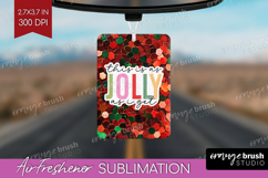 Funny Christmas Quote Air Freshener PNG - Xmas Glitter PNG Product Image 1