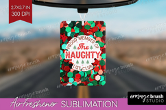 Funny Christmas Quote Air Freshener PNG - Xmas Glitter PNG Product Image 1