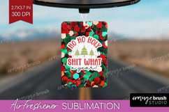 Funny Christmas Quote Air Freshener PNG - Xmas Glitter PNG Product Image 1