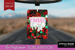 Funny Christmas Quote Air Freshener PNG - Xmas Glitter PNG Product Image 1