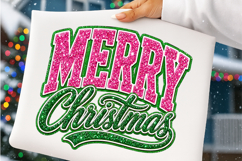 Glitter Christmas PNG Sublimation, Merry Christmas Png Product Image 3