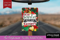 Funny Christmas Quote Air Freshener PNG - Xmas Glitter PNG Product Image 1