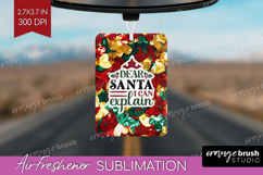 Funny Christmas Quote Air Freshener PNG - Xmas Glitter PNG Product Image 1