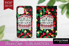 Funny Christmas Quote Phone Case PNG - Xmas Glitter Case PNG Product Image 1