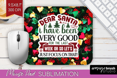 Funny Christmas Quote Mouse Pad Sublimation - Xmas Glitter Product Image 1