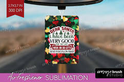 Funny Christmas Quote Air Freshener PNG - Xmas Glitter PNG Product Image 1