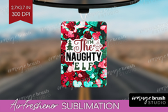 Funny Christmas Quote Air Freshener PNG - Xmas Glitter PNG Product Image 1