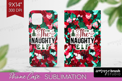 Funny Christmas Quote Phone Case PNG - Xmas Glitter Case PNG Product Image 1