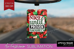 Funny Christmas Quote Air Freshener PNG - Xmas Glitter PNG Product Image 1