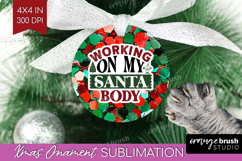 Funny Christmas Quote Ornament PNG - Xmas Glitter PNG Product Image 1