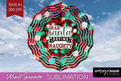 Funny Christmas Quote Wind Spinner Sublimation PNG - Xmas Product Image 1