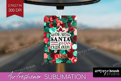 Funny Christmas Quote Air Freshener PNG - Xmas Glitter PNG Product Image 1